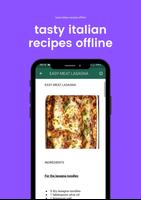 recipes Italian food offline capture d'écran 2