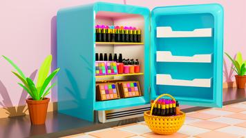 Fill The Fridge Organizer Game الملصق