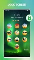 Pantalla de bloqueo de Emoji captura de pantalla 1