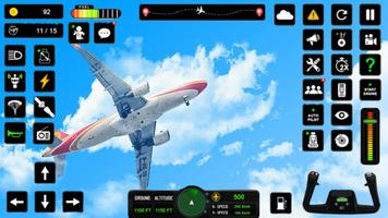 Pesawat Simulator Garuda 3D Plakat