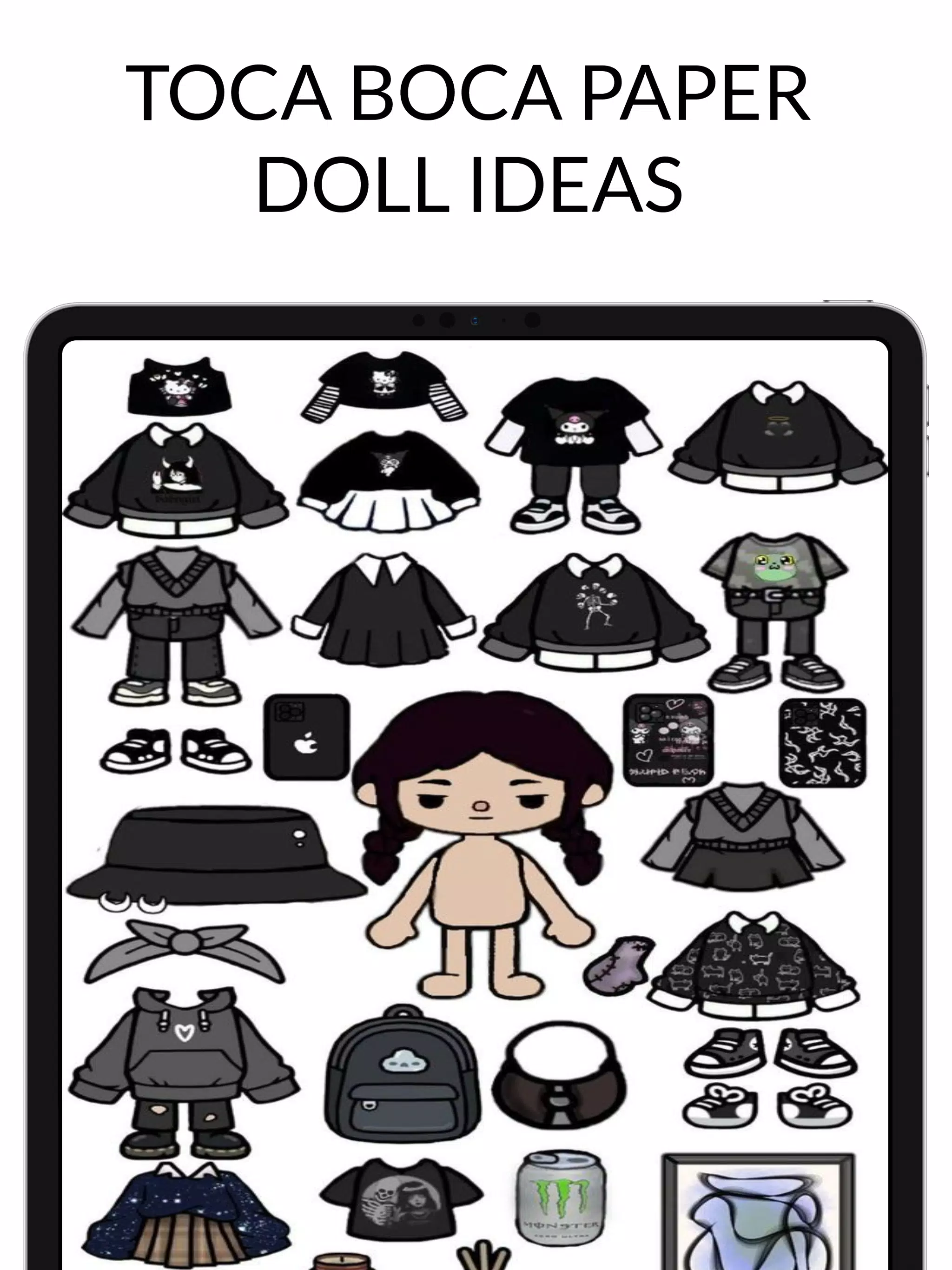 How to Make Easy Paper Dolls Toca Boca From Printable in Your Home