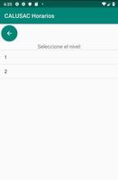 CALUSAC Horarios screenshot 1