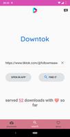 Downtok - Downloader for TikTok & Likee 截圖 1