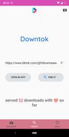 Downtok - Downloader for TikTok & Likee स्क्रीनशॉट 1