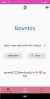 Downtok - Downloader for TikTok & Likee Ekran Görüntüsü 2