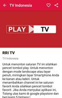 TV Indonesia - Semua Saluran TV Online Indonesia スクリーンショット 3