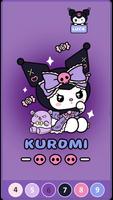 Kuromi Coloring By Number スクリーンショット 1