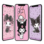 Kuromi and My Melody Wallpaper icon