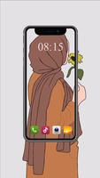 anime hijab wallpaper screenshot 1