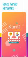 Kurdish Keyboard Voice Typing Affiche