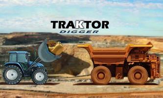 Traktor Digger Affiche