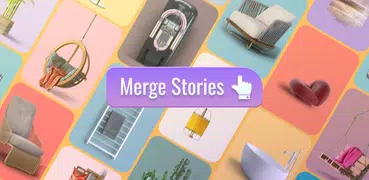 Merge and Mansions: Decorate Rooms & Play Puzzles