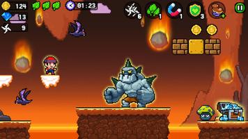 Pixel World - Super Run تصوير الشاشة 1