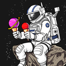 Astronaut Wallpaper! Space, Galaxy background APK