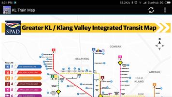 Klang Mapa MRT LRT Train Vale  imagem de tela 1