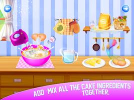 蛋糕制造者甜面包店-女孩烘烤游戏 截图 2