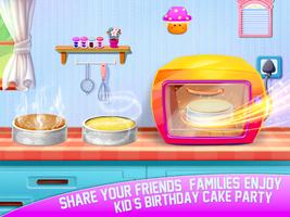 蛋糕制造者甜面包店-女孩烘烤游戏 截图 3