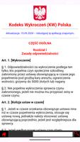 Kodeks Wykroczeń (KW) Polska পোস্টার