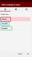 Kwere, Swahili, English Bible captura de pantalla 3