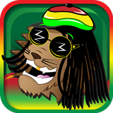 Jamaican Rasta Cat Stickers - 