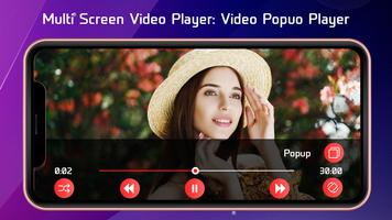 Multi Screen Video Player : Video Popup Player capture d'écran 3