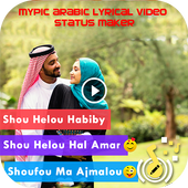 MyPic Arbic Lyrical Video Status Maker with Song icon