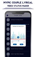 MyPic Couple Lyrical Video Status Maker With Song スクリーンショット 1