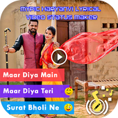 MyPic Haryanvi Lyrical Video Status Maker with Mp3 icon