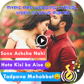 MyPic PreWedding Lyrical Video Status Maker icon