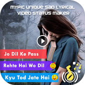 MyPic Sad Lyrical Video Status Maker With Mp3 icon