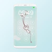 Kawaii Lock Screen - Cute Wallpapers syot layar 3