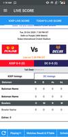 I,P,L 2021 Live Score - Match Scorecard تصوير الشاشة 1