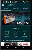 98.7 Caster FM original M.C.F Affiche