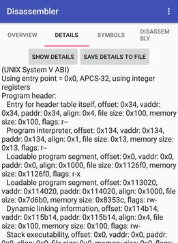 Disassembler 截图 1