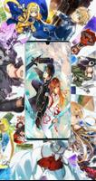 Anime Sword Art Wallpaper Asuna Love Kirito Affiche