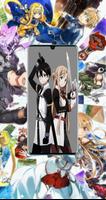 Anime Sword Art Wallpaper Asuna Love Kirito capture d'écran 3