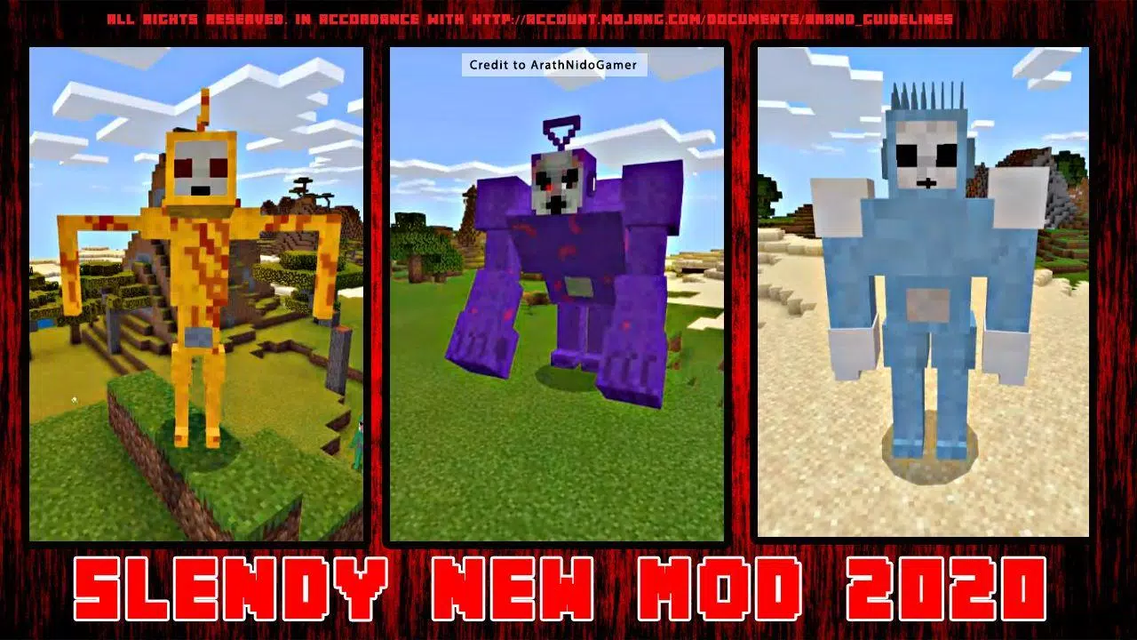 Slendytubbies for Minecraft Pocket Edition 1.16