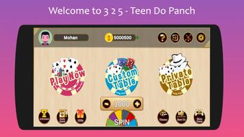 325 Card Game - Teen Do Panch poster