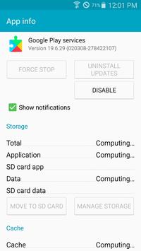 Play Services Update 截图 1