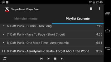 Simple Music Player Free capture d'écran 3