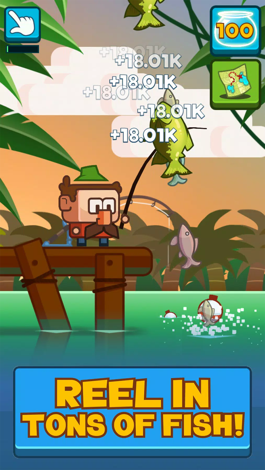 Download do APK de Jogo clicker de pesca para Android