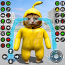 Jeux de survie de chat banane APK