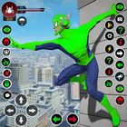 Fly Rope Hero: Gangster Games icône