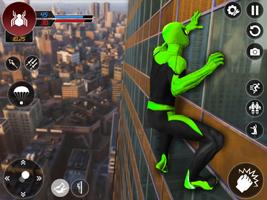 Fly Rope Hero: Gangster Games capture d'écran 3