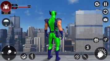 Fly Rope Hero: Gangster Games Screenshot 1