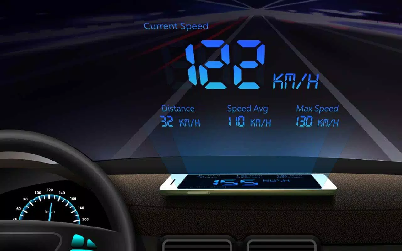 Digital GPS Speedometer Online : HUD for Android - APK Download