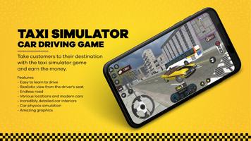 Taxi Simulator Car Drive Game plakat