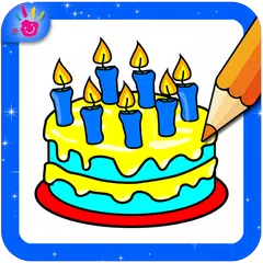 Cake Coloring Pages Game For Kids