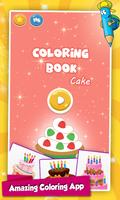 Cake Coloring Pages Cartaz