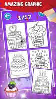 Cake Coloring Pages ภาพหน้าจอ 1
